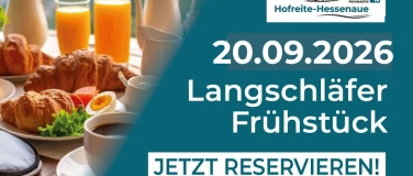 Event-Image for 'Langschl&auml;fer Fr&uuml;hst&uuml;ck 20.09.2026 &ndash; 11:00 bis 14:00'