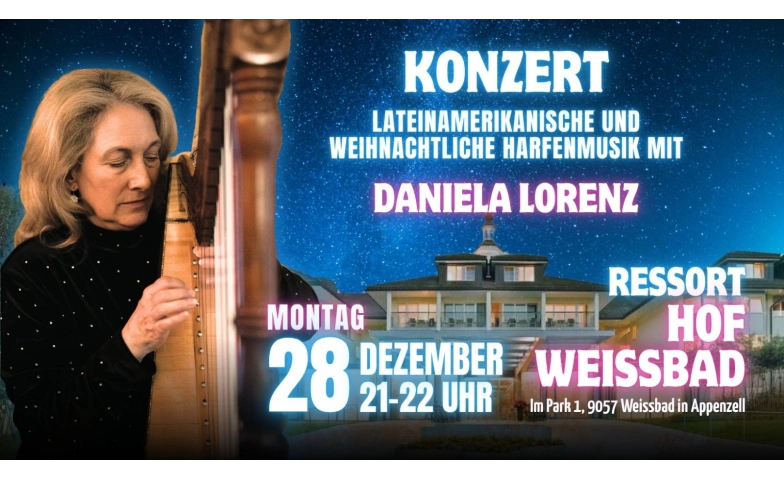 Lateinamerikanische und weihnachtliche Harfenklänge mit Dani