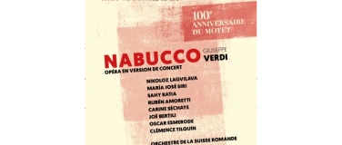 Event-Image for '100&egrave;me anniversaire du Motet/Nabucco de G. Verdi'