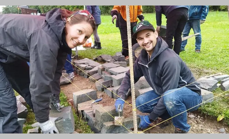 Lebendige Mauer &ndash; Trockenmauerkurs Hauseingang Familie Stacher, R&ouml;merstrasse 2, 9320 Arbon Billets