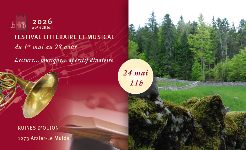 LES INTIMES 2026 &ndash; Festival litt&eacute;raire et musical Tickets
