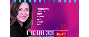Event-Image for 'MORDSSTIMMUNG im Heider's &ndash; LESUNG mit Edith Niedieck'