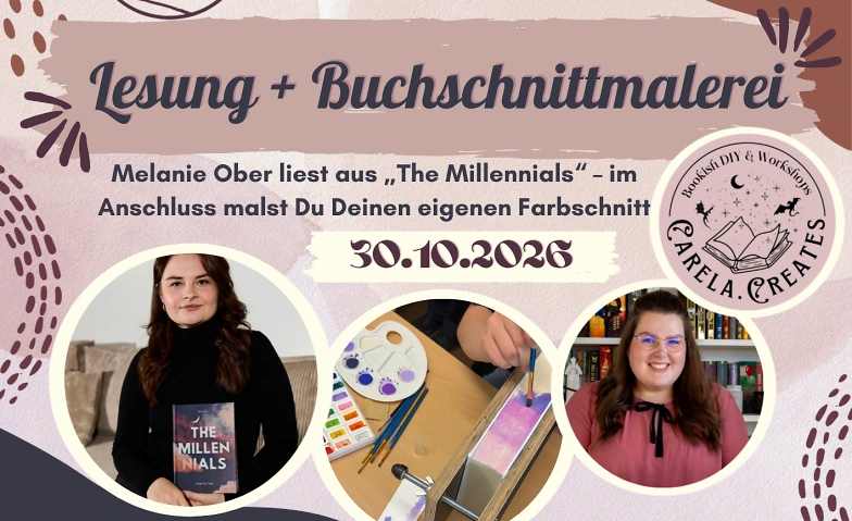 Young Adult Lesung mit Melanie Ober & Farbschnitt-Workshop, Lesung & Literatur / Lesung, Stadtbibliothek Deggendorf