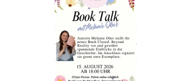 Event-Image for 'Book- Talk mit Melanie Ober'