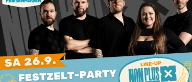 Event-Image for 'Festzeltparty Friesenhagen: NonPlusX, Warm-Up mit DJ V&ouml;lki'