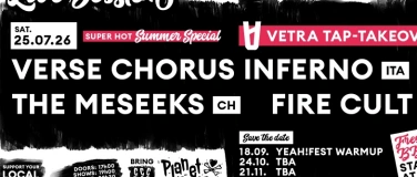 Event-Image for 'LIVE SESSION:VERSE CHORUS INFERNO,THE MESEEKS, FIRE CULT'