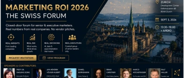 Event-Image for 'Marketing ROI 2026 - The Swiss Forum'
