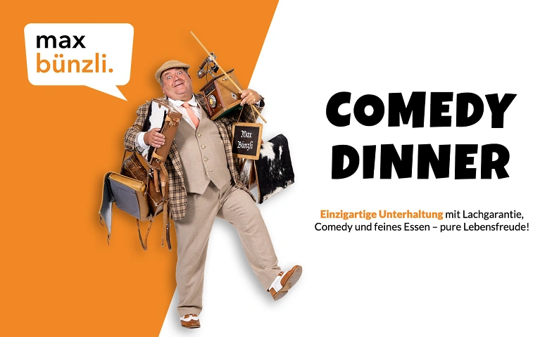 Comedy-Dinner mit Max Bünzli, Saal Guggenheim, Liestal BL