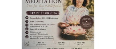 Event-Image for 'Gef&uuml;hrte Meditation in Rheinfelden &ndash;&nbsp;Zeit f&uuml;r Dich'