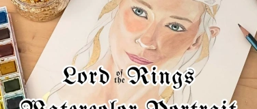 Event-Image for '‍️Watercolor Portrait. Lord of the Rings Art Experience'