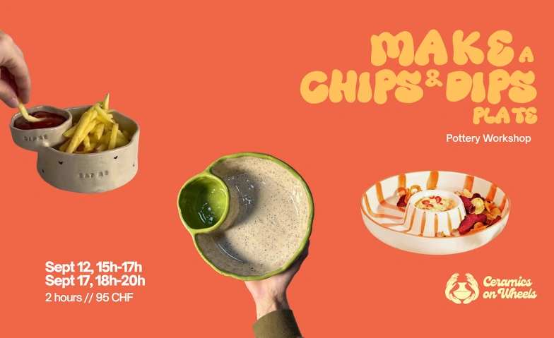 Make A Chips &amp; Dips Plate -  Pottery Workshop Tickets