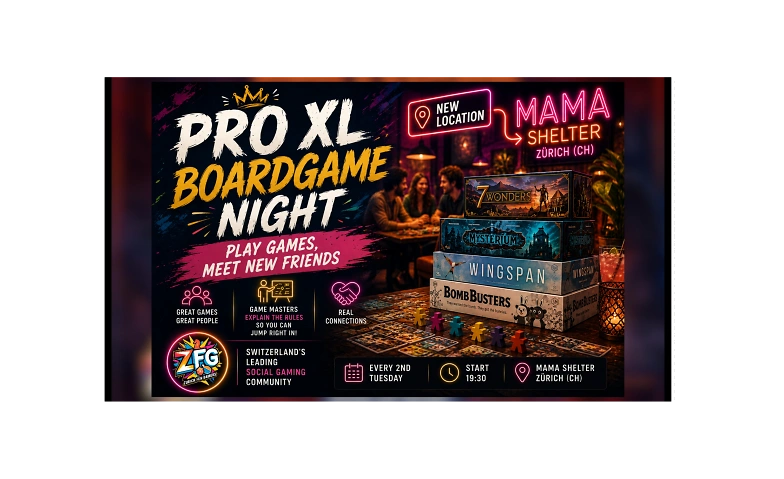 Zurich Strategy Board Games Night &ndash; Pro XL Experience Tickets