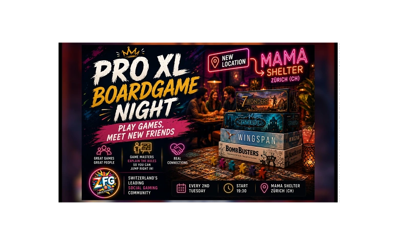 Zurich Strategy Board Games Night &ndash; Pro XL Experience Tickets