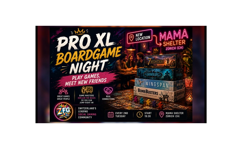 Zurich Strategy Board Games Night &ndash; Pro XL Experience Tickets