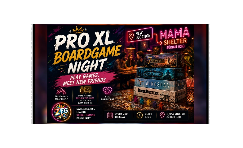 Zurich Strategy Board Games Night – Pro XL Experience