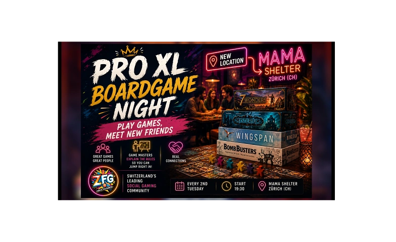 Zurich Strategy Board Games Night – Pro XL Experience