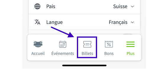 MeineTickets App fr