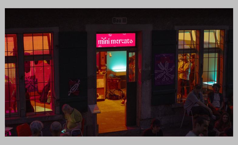 mini mercato Finissage