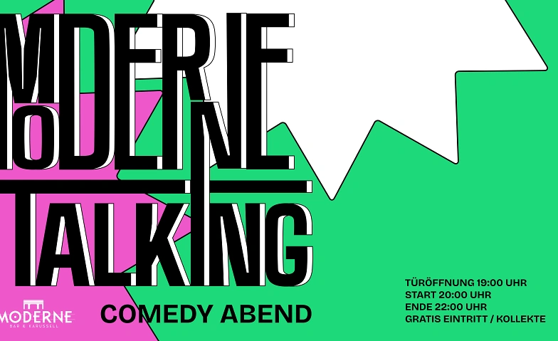 Moderne Talking (COMEDY NIGHT) Tickets