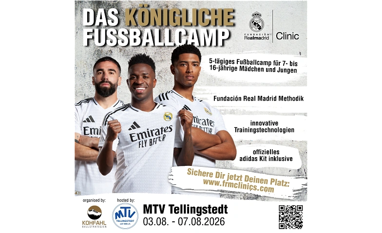 Fundación Real Madrid Fußballcamp in Tellingstedt
