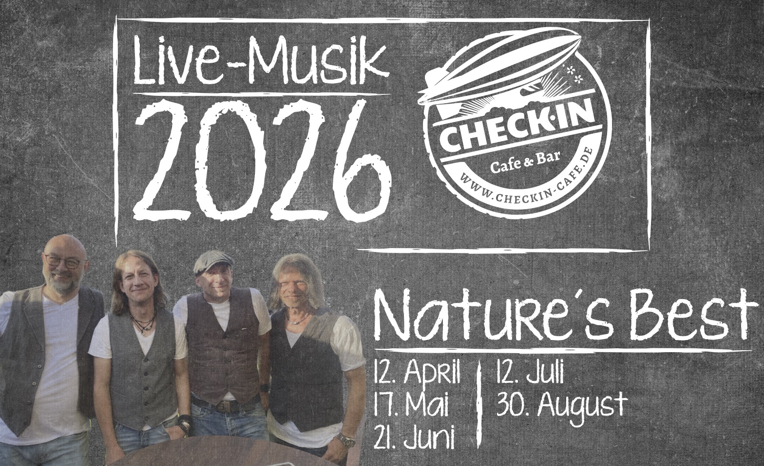 Check In Live Musik 2026 Natures Best Billets