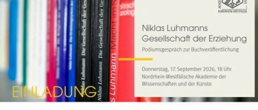 Event-Image for 'Niklas Luhmanns Gesellschaft der Erziehung'