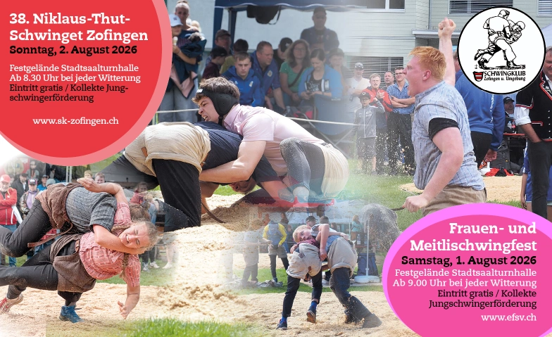 Frauen-und Meitlischwingfest Zofingen Stadtsaal Turnhalle, Pestalozziweg, 4800 Zofingen Tickets