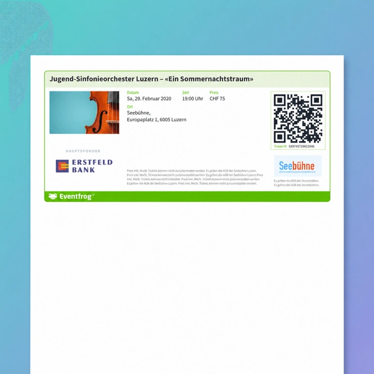 Ohne Werbung Ticket