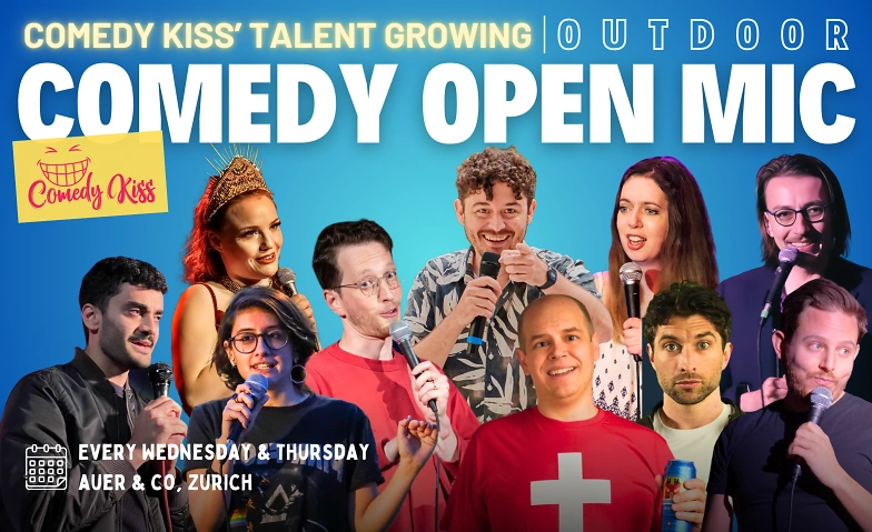 Wednesday Outdoor Open Mic Comedy, Zurich Tickets