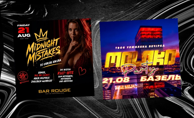 Midnight Mistakes x MOLOKO Party Bar Rouge - Rooftop Bar & Club, Messeplatz 10, 4058 Basel Billets