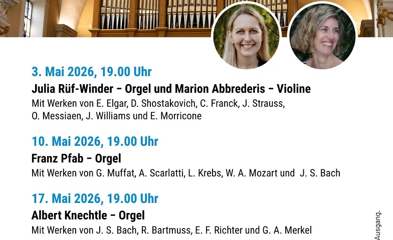 Event-Image for 'Goldacher Orgelfr&uuml;hling'