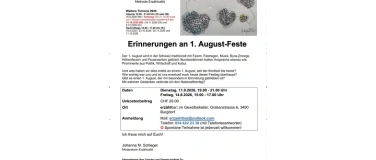 Event-Image for 'Erz&auml;hlcaf&eacute; zum Thema "Erinnerungen an 1. August-Feiern"'