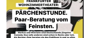 Event-Image for 'P&Auml;RCHENSTUNDE. Paar-Beratung vom Feinsten. Comedy!'