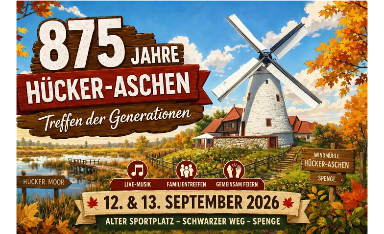 Event-Image for '875 Jahre H&uuml;cker-Aschen - Dorffest /Treffen der Generationen'