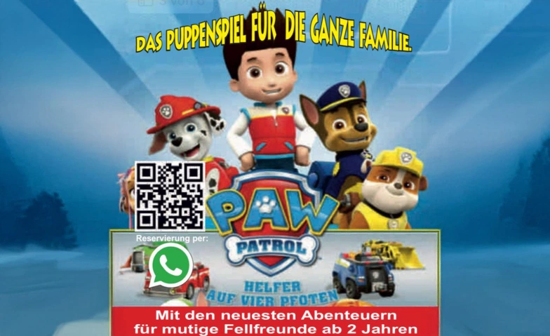 PAW Patrol in Klagenfurt K&auml;rtner Messen, Valentin-Leitgeb-Stra&szlig;e 1, 9020 Klagenfurt am W&ouml;rthersee Tickets