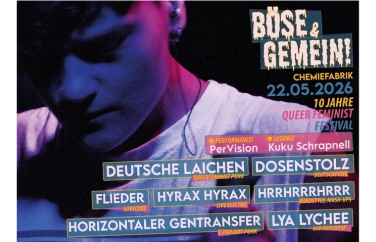 Event-Image for 'b&ouml;se&gemein 10-j&auml;hriges mit Deutsche Laichen uvm.'