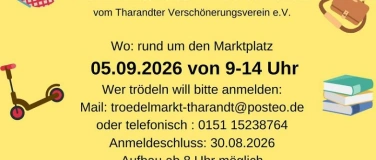 Event-Image for 'Tharandt r&auml;umt auf! 10.Tr&ouml;delmarkt in Tharandt Sa, 05.09.202'
