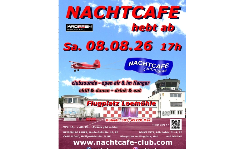 NACHTCAFE hebt ab