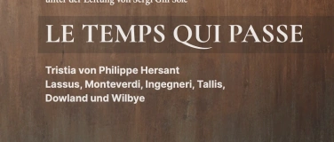 Event-Image for 'Le temps qui passe &ndash; Herbstkonzert des Kammerchors Sono 97'
