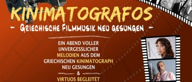Event-Image for 'KINIMATOGRAFOS &ndash; Griechische Filmmusik neu gesungen'