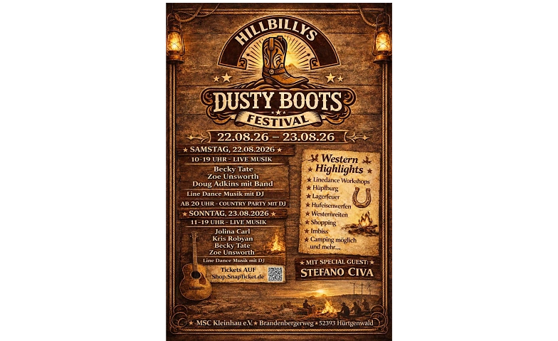 Dusty Boots Festival der Hillbilly Boots Hürtgenwald
