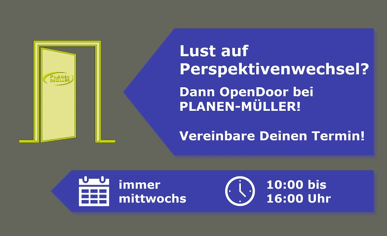 Event-Image for 'Lust auf Perspektivenwechsel? &ndash; OpenDoor bei PLANEN-M&Uuml;LLER!'