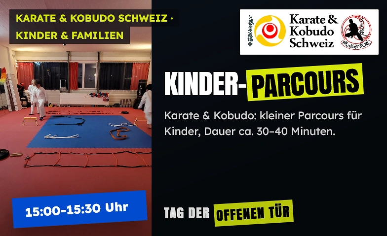 Kinder-Parcours: Karate & Kobudo (Tag der offenen Tür imQ37)