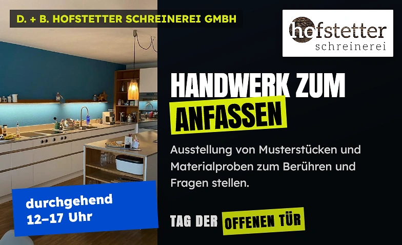 Handwerk zum Anfassen (Tag der offenen Tür im Q37)