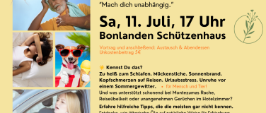 Event-Image for 'Vortrag: Sonne, Hitze, Insekten und Reisestress'