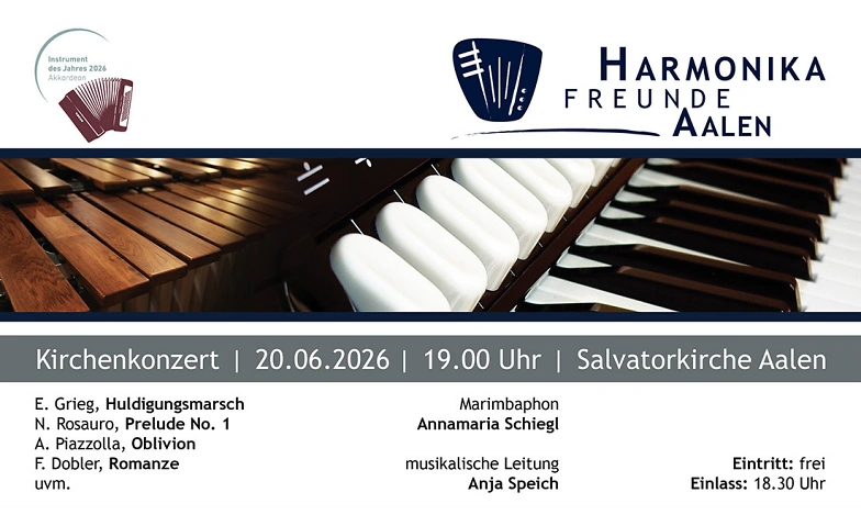 Kirchenkonzert der Harmonika-Freunde Aalen