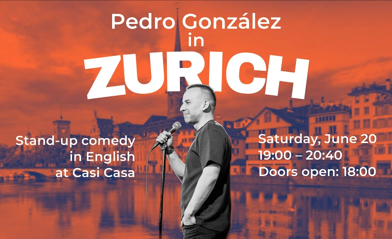 Event-Image for 'English Stand-Up Comedy Night &ndash; Pedro Gonz&aacute;lez'