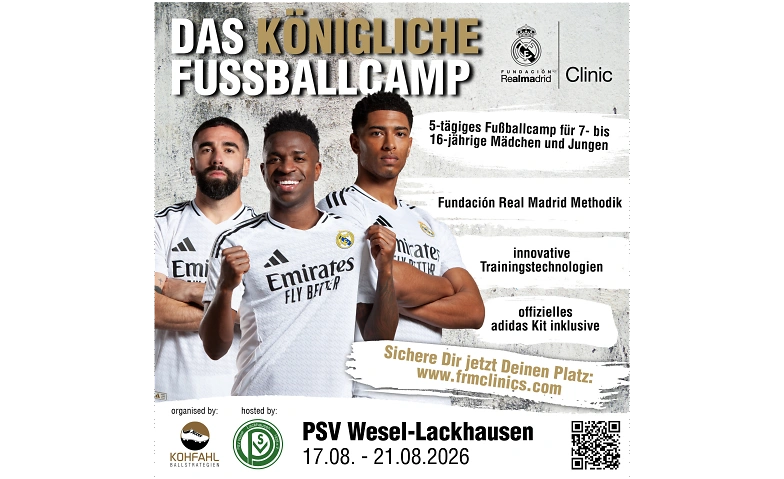 Fundación Real Madrid Fußballcamp in Wesel