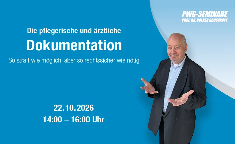 Die pflegerische und ärztliche Dokumentation, Cours & Séminaires / Formation professionnelle, Evénements en ligne