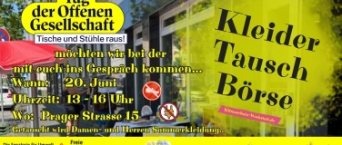 Event-Image for 'KleiderTauschB&ouml;rse und Tag der offenen Gesellschaft'